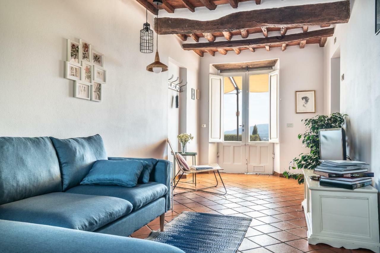 Accogliente Alloggio Con Vista E Piscina Lucca Eksteriør billede