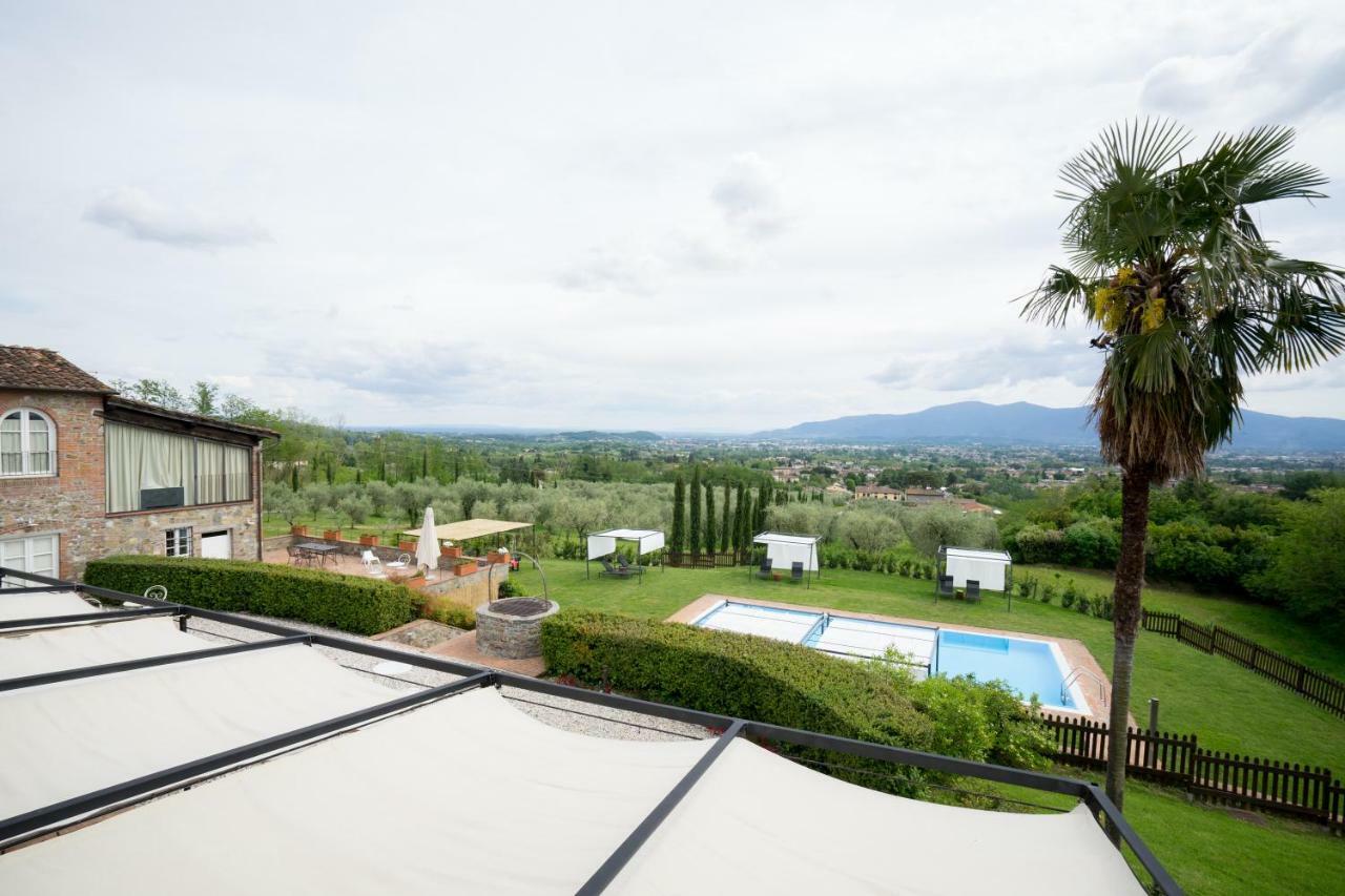 Accogliente Alloggio Con Vista E Piscina Lucca Eksteriør billede